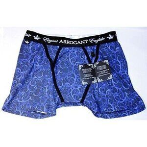 ENGLISH LAUNDRY by Christopher Wicks ELEGANT Arrogant BLUE Underwear BOXERS S